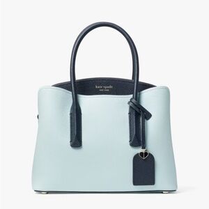 Kate Spade margaux satchel bag robin egg blue